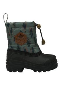 Mikk-line Winter Boot Rubber AOP Winterschuhe Kinder (Gr 26 |schwarz |wasserdicht)