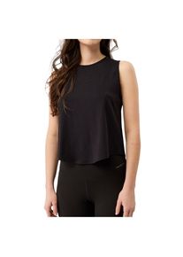 Mandala Cropped Tank Top Top Damen (Gr L |schwarz)