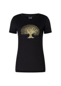 super.natural Tree of Knowledge Tee Merinoshirt Women (Gr L |schwarz)
