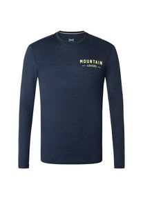 super.natural Skiing Gear L/S Longsleeve Herren (Gr S |blau)