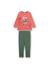 Sanetta Pyjama 1/1 233667+233668 Schlafanzug Kinder (Gr 104 |oliv)
