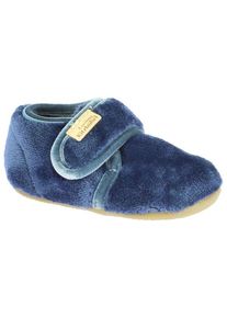 Living Kitzb&uuml;hel H&uuml;ttenschuhe Living Kitzb&uuml;hel Baby's Klettschuh Samt Unifarben Kinder (Gr 20 |blau)