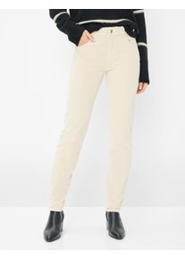 Brax Damen R&ouml;hrenjeans Style SHAKIRA CANVAS, cremewei&szlig;, Gr. 40