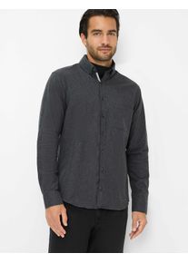 Brax Herren Hemd Style DANIEL cement, dunkelgrau, Gr. M