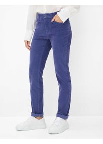Brax Damen Cordhose Style CAROLA DARK PURPLE, dunkles lila, Gr. 44K