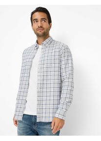 Brax Herren Hemd Style DANIEL elefant, dunkelgrau, Gr. L