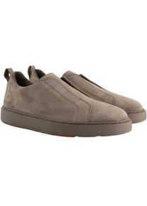Santoni Low-Top Sneaker - Victory--seym - Gr. UK_10 - in Beige - f&uuml;r Damen