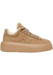 Hogan Low-Top Sneaker - Sneakers 'H-Stripes' - Gr. 37 (EU) - in Beige - f&uuml;r Damen