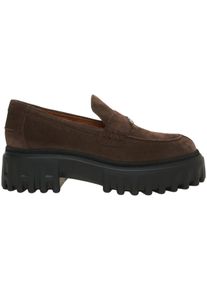 Hogan Loafer - Loafers in suede - Gr. 36 (EU) - in Braun - f&uuml;r Damen