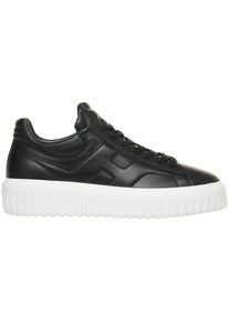 Hogan Low-Top Sneaker - Sneakers 'H-Stripes' - Gr. UK_7_5 - in Schwarz - f&uuml;r Damen