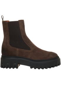 Hogan Stiefel - Chelsea boots 'H673' - Gr. 37 (EU) - in Braun - f&uuml;r Damen
