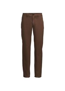 LANDS' END Chino-Hose, Slim Fit, Herren,  Braun, Baumwolle/Baumwoll-Mischung, by Lands' End