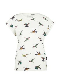 DEDICATED T-Shirt Visby Hummingbirds T-Shirt Damen (Gr M |weiß)