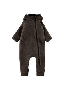 Mikk-line Wool Baby Suit with Ears Overall Kinder Alltag (Gr 68 |schwarz)