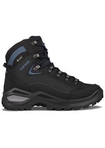 Lowa Renegade Evo GTX Mid Wanderschuhe Damen (Gr 43,5 |schwarz |wasserdicht)