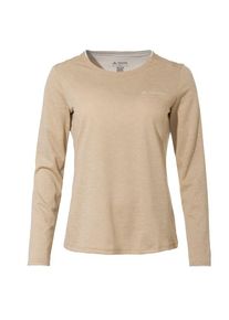 Funktionsshirt Vaude Essential L/S T-Shirt Damen (Gr 44 |beige)