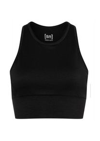 super.natural Liquid Flow Top Sport-BH Damen (Gr M |schwarz)