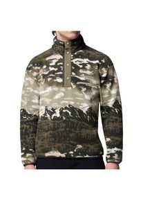 Columbia Helvetia II Printed Half Snap Fleece Fleecepullover Men (Größe S |oliv)