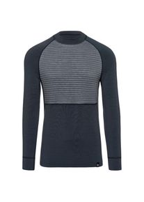 Thermowave Merino Arctic Hybrid Baselayer L/S Shirt Merinounterwäsche Herren (Gr L |blau)