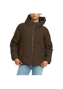 Selfhood Hooded Puffer Winterjacke Damen Alltag (Gr M |braun)