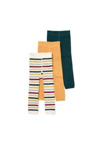 Tchibo - 3 Kinder-Strickleggings - Kinder - Gr. 122/128 - dunkelgr&uuml;n