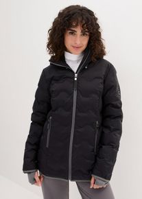bonprix wasserabweisende ultraleichte Funktions-Jacke, schwarz, Gr.40, &Uuml;bergangsjacke aus wasserdichtem Material