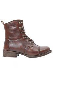 Freizeitstiefel Ten Points Pandora Lace Boots Tanned Leather Damen (Gr 38 |braun)