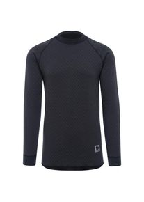 Merinounterw&auml;sche Thermowave 3 in 1 Long Sleeve Shirt Herren (Gr XXL |schwarz/blau)