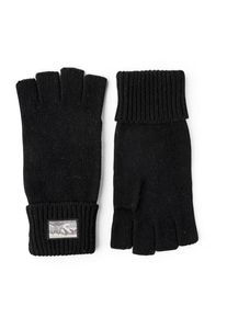 Hestra Raggwool Half Finger Handschuhe (Größe 10 |schwarz)