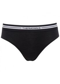 Thermowave Merino Life Briefs Merinounterwäsche Damen (Gr XS |schwarz)