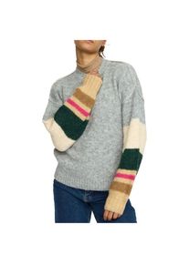 Selfhood Striped Mohair Sweater Pullover Damen (Gr XL |grau)