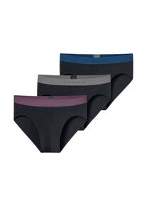 3 Schiesser Rio-Slips - Herren - Gr. Xxl/8 - schwarz