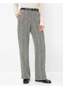 Brax Damen Palazzohose Style MAINE BLACK, schwarz, Gr. 48L