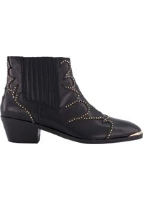 Toral Stiefel - Dames TL-Sonia Punk - Gr. 41 (EU) - in Schwarz - f&uuml;r Damen