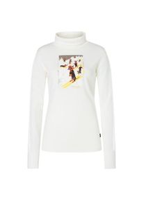 super.natural Dachshund Roll Neck Pullover Damen (Gr XS |weiß)