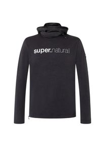 super.natural Alpine Hooded II Hoodie Men (Größe XXL |grau/schwarz)