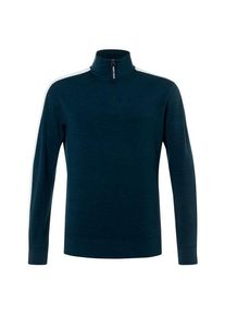 super.natural Colorado Zip Turtleneck Pullover Herren (Gr XXL |blau)