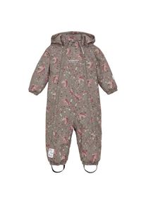 Minymo Snow Suit AOP Overall Kinder Alltag (Gr 104 |braun |wasserdicht)