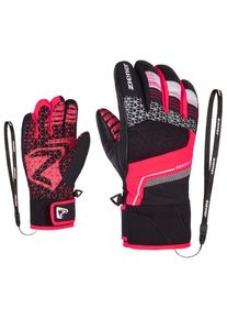 Ziener Lonzalo-Z AS PR Handschuhe Kinder (Gr 4 |bunt |wasserdicht)