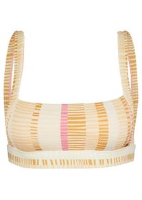 Bikini Top Rip Curl Ripple Effect Crop Damen (Gr XXL |weiß)