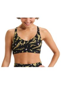 Roxy Heart into it Bra Print Sport-BH Damen (Gr L |beige)
