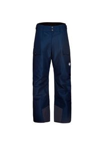 Skihose Mammut Fall Line Hardshell Thermo Pants Herren (Gr 52 - Regular |blau |wasserdicht)