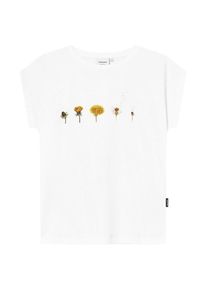 DEDICATED T-Shirt Visby Dandelion Cycles T-Shirt Damen (Gr S |weiß)