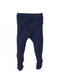 Joha Leggings with Foot Merinounterw&auml;sche Kinder (Gr 90 |blau)