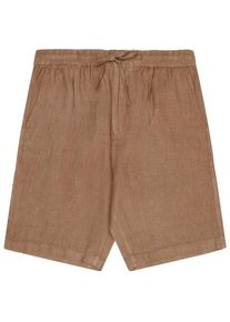 KnowledgeCotton Apparel Fig Loose Linen Shorts Shorts Herren Alltag (Gr XL |braun)
