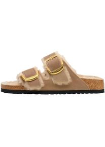 Birkenstock Loafer - Ciabatta Arizona Big Buckle Shearl Oiled Leather T - Gr. 36 (EU) - in Bunt - f&uuml;r Damen