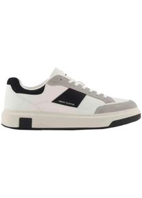 Armani Exchange Low-Top Sneaker - Sneakers Off Whiteblack - Gr. US_8 - in Wei&szlig; - f&uuml;r Damen