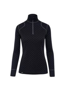 Thermowave Merino Xtreme Long Sleeve Shirt 1/2 Zip Merinounterwäsche Damen (Gr S |schwarz)