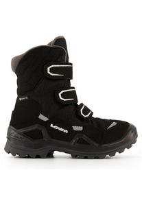 Lowa Milo Evo GTX Hi Junior Winterschuhe Kinder Wandern (Gr 33 |schwarz |wasserdicht)