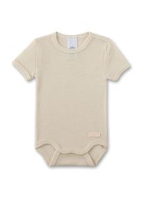 Sanetta Wool Body S/S Merinounterwäsche Kinder Alltag (Gr 80/86 |beige)